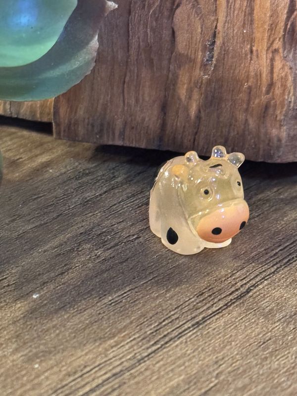 Mini Glow Cow Figure