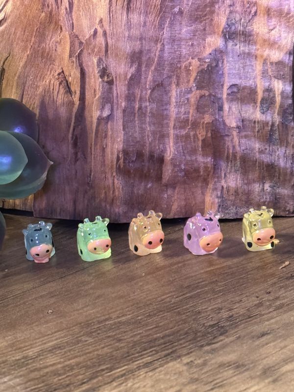 Mini Glow Cow Figure