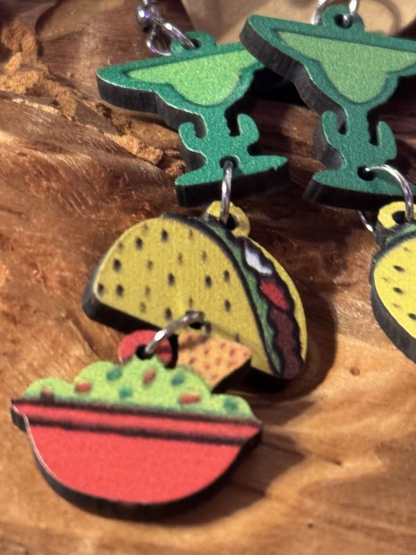 Taco Love Dangle Earrings