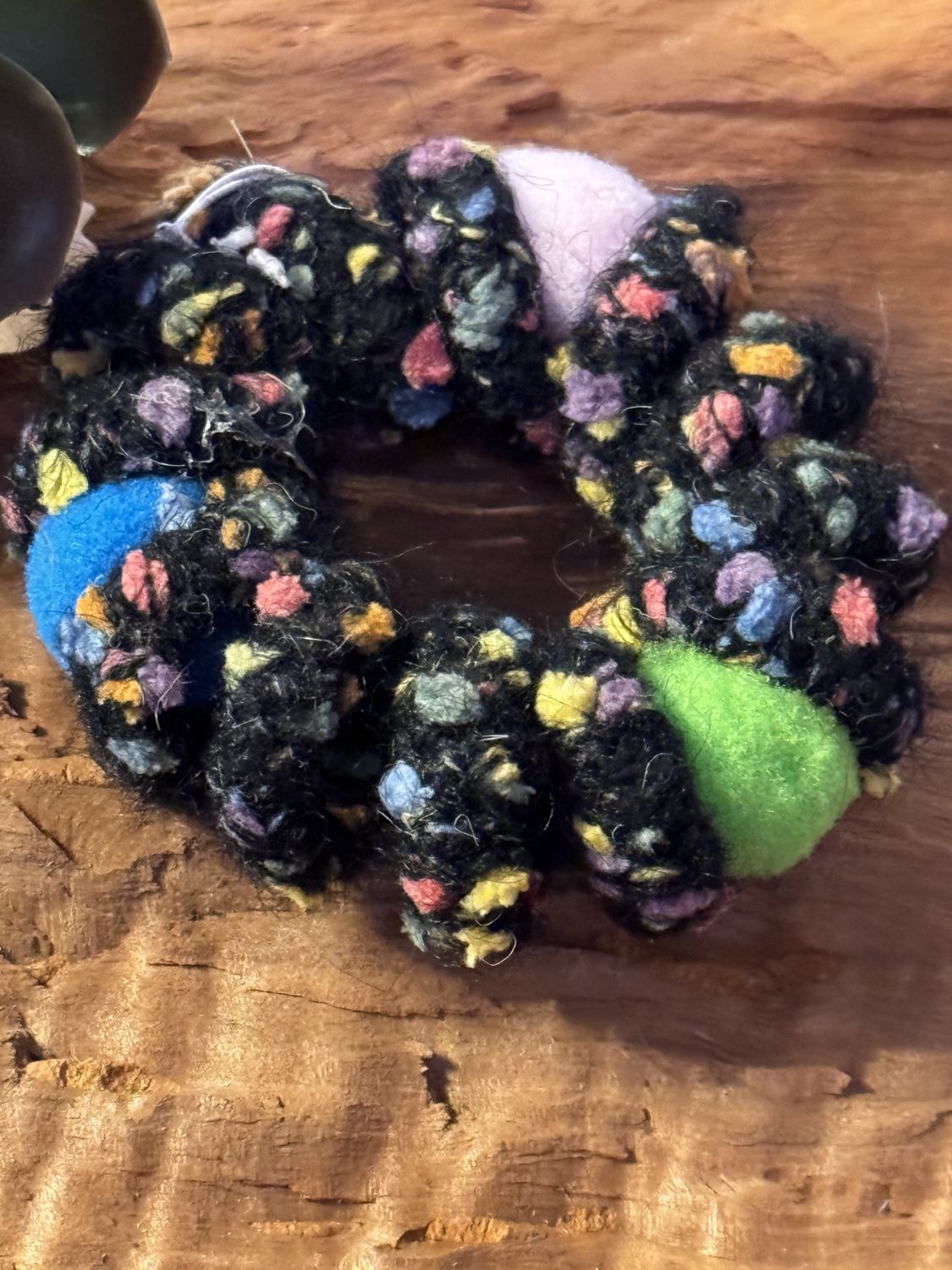 Splattered Hair Coil, Number: Black