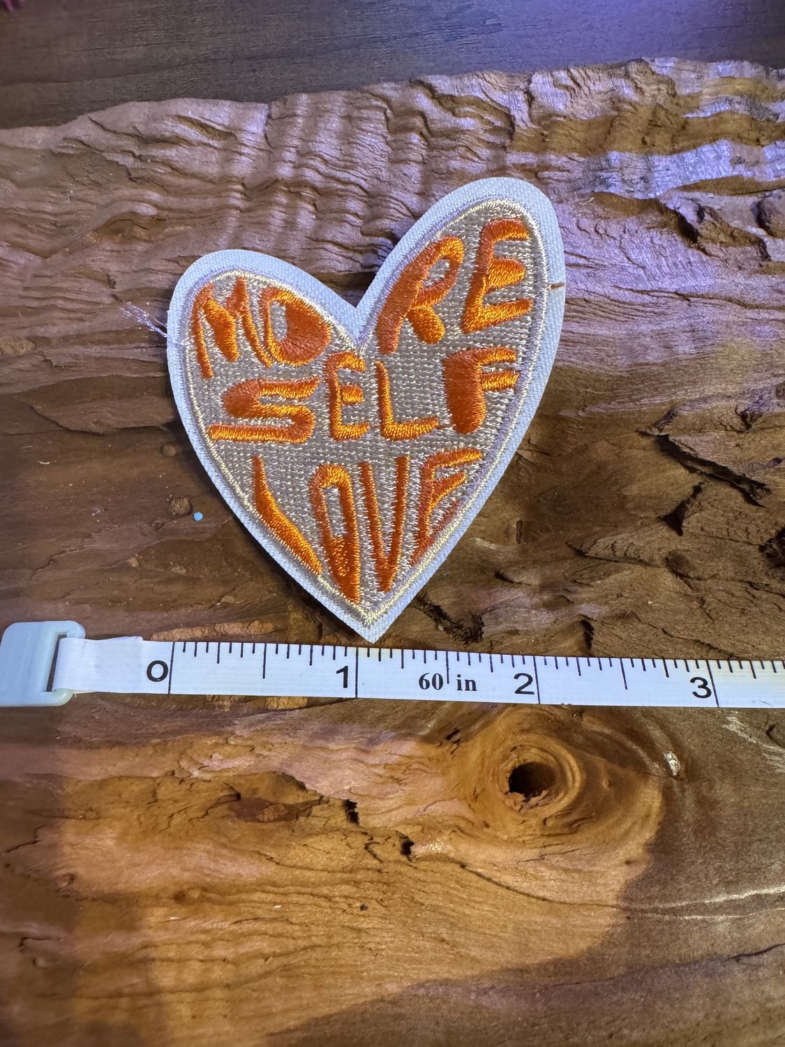 Faith-Based/Positivity Patches, Saying: More Self Love