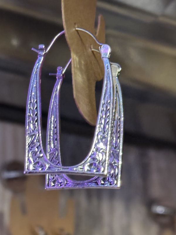 Vintage Rectangular Hoop