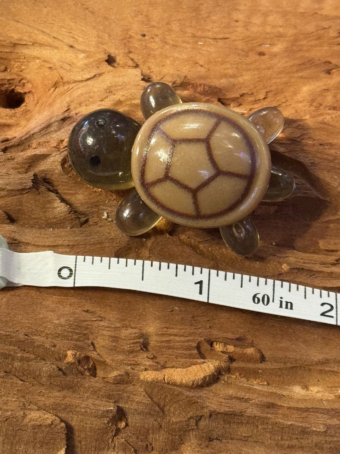 Mini Turtle Figurine, Colour: Brown