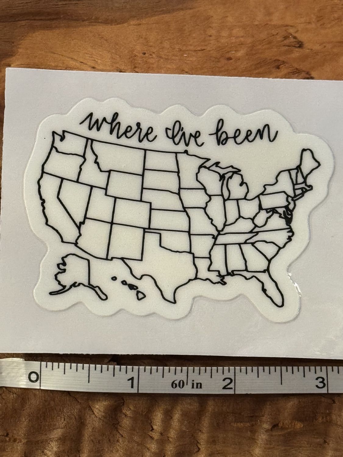 Where I’ve Been Sticker