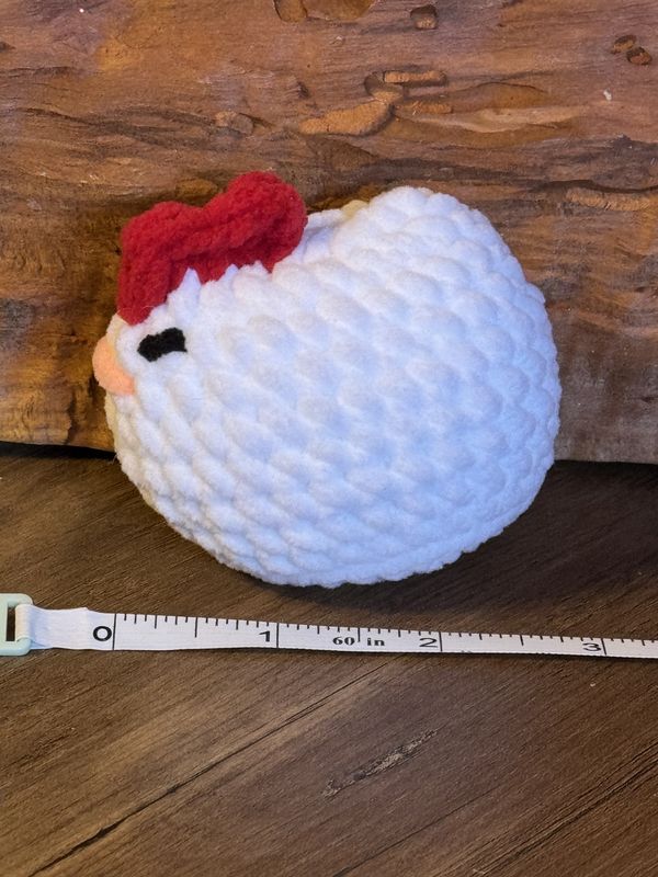 Hand Crocheted Palm Chicken