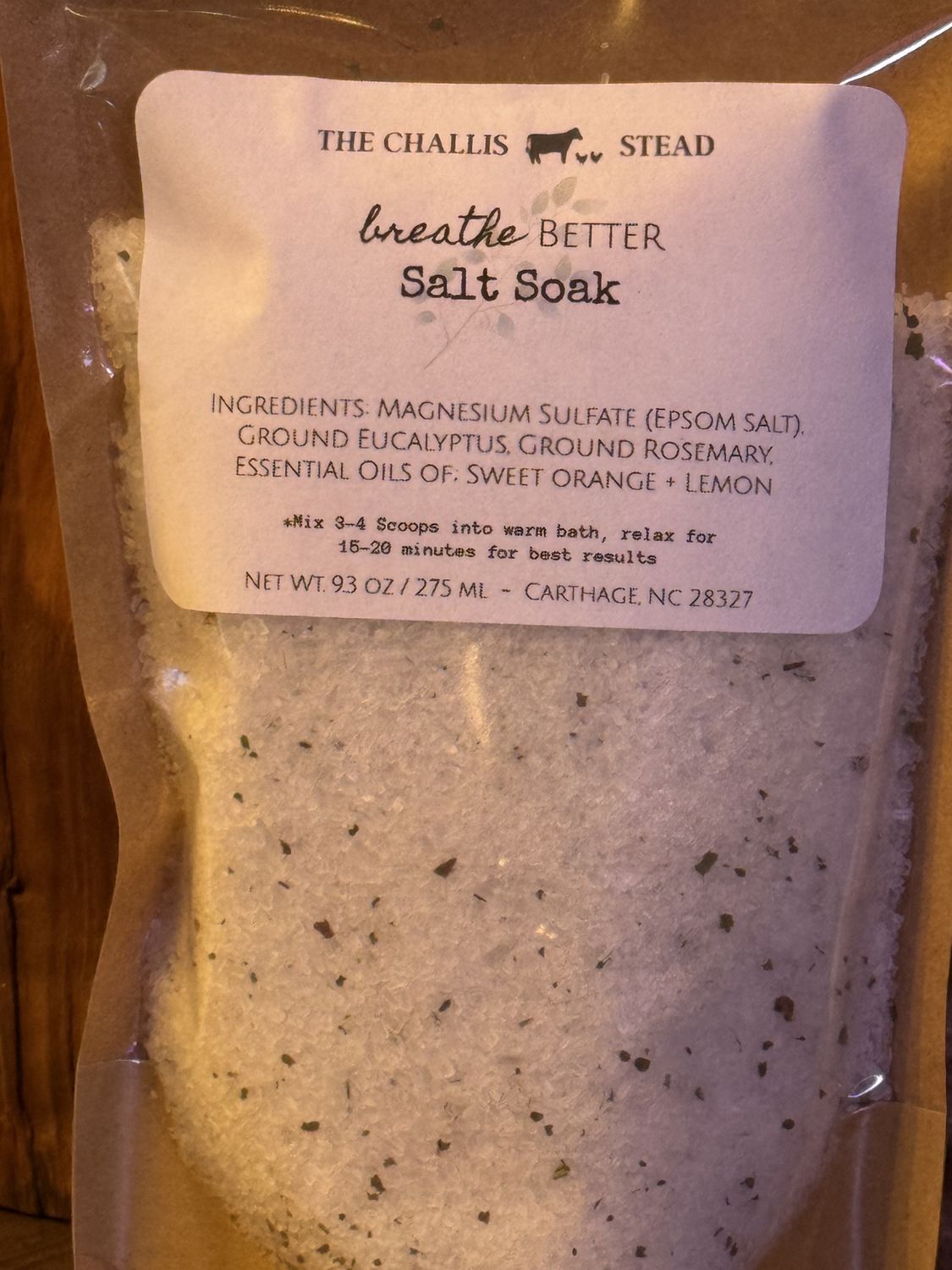 Breathe Better Salt Soak