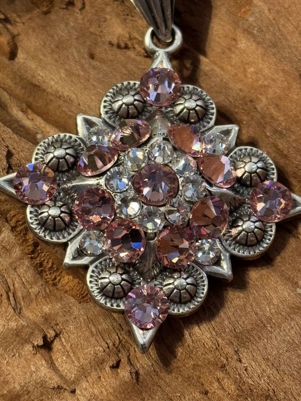 Pink Concho Pendant