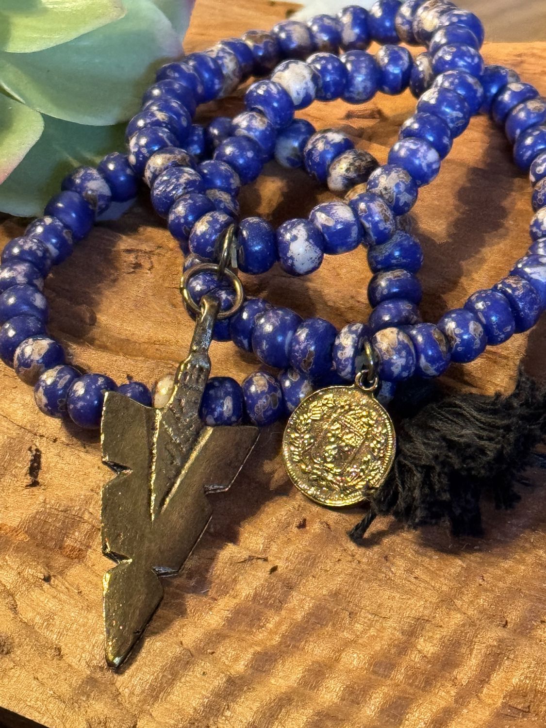 Beaded Arrowhead Bracelet Set