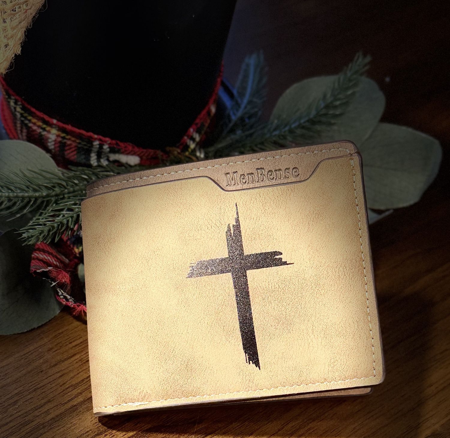 Cross Front Wallet | Faith-Inspired Wallet | Blue Lariat Collection at LynnDare Farms