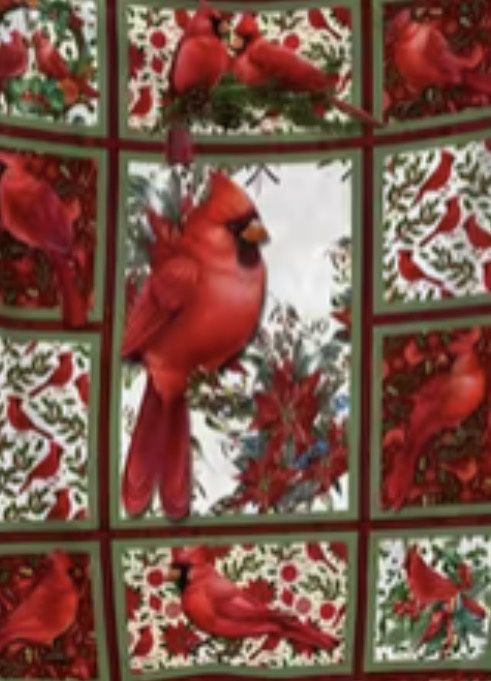 Cardinal Fleece Throw Blanket | Soft Red Cardinal Throw 51 x 59 | LynnDare Farms