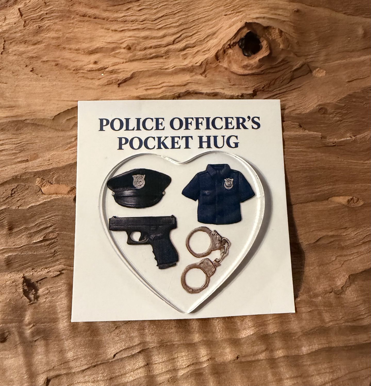 Police Officer Pocket Hug | Law Enforcement Encouragement Keepsake