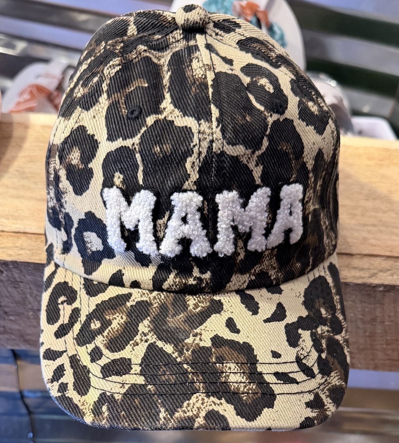 Leopard Print Mama Hat | Trendy Boutique Baseball Cap