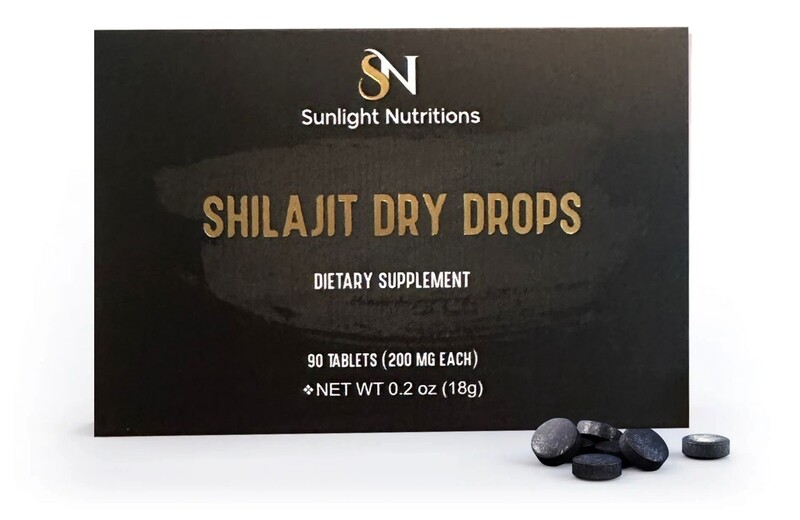 Shilajit Dry Drops, 90 Tablets (200 mg each)