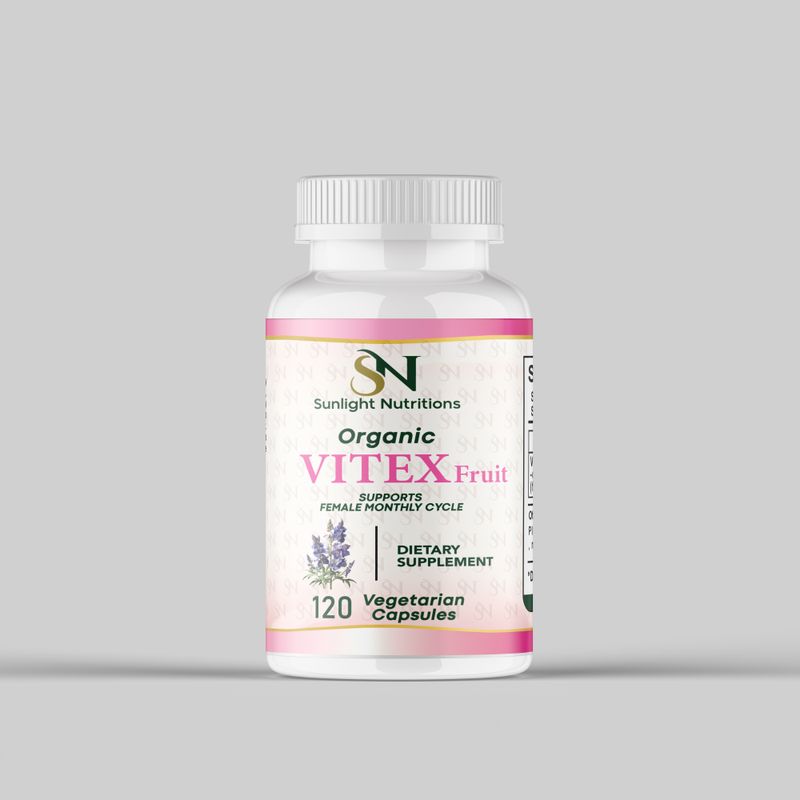 Organic Vitex Fruit 120 Vegetarian Capsules