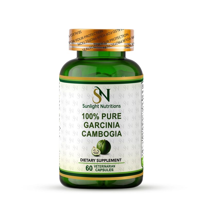 100% Pure Garcinia Cambogia 60 Vegetarian Capsules