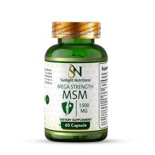 Mega MSM + Sulfur, 1500 mg, 60 Coated Caplets