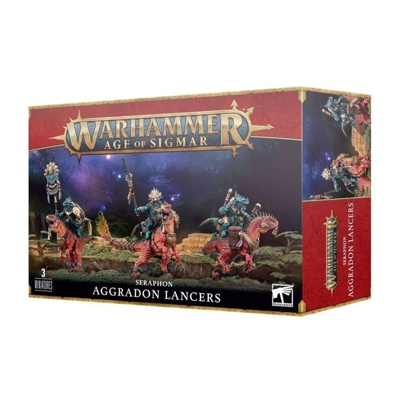 AoS:Seraphon: Aggradon Lancers