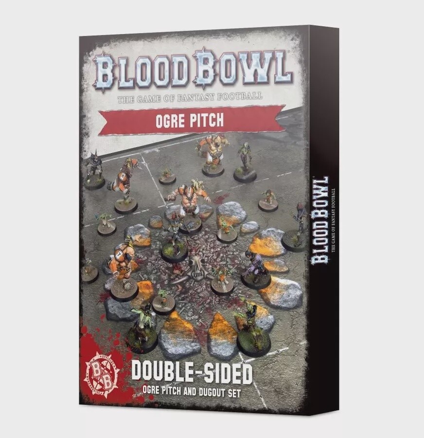 Blood Bowl: Ogre Team Pitch &amp; Dugouts