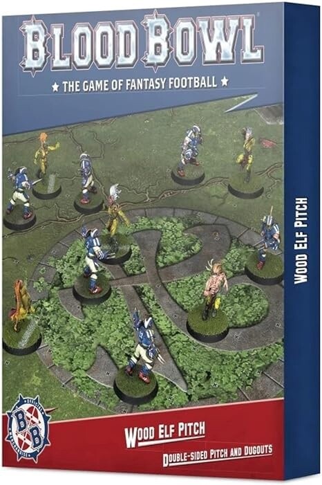 Blood Bowl: Wood Elf Team Pitch &amp; Dugouts