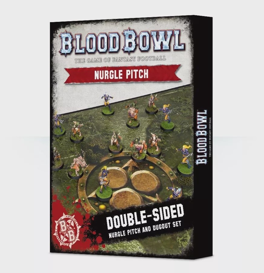 Blood Bowl: Nurgle Team Pitch &amp; Dugouts