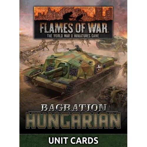 Flames of War - Bagration Hungarian Unit Cards (FW269HC)