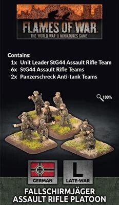 Flames of War - Fallschirmjäger Assault Rifle Platoon (GE782)