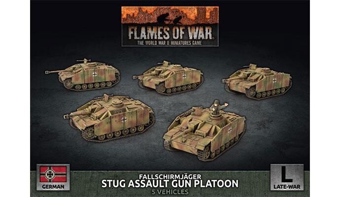 Flames of War - Fallschirmjäger StuG Assault Gun Platoon (GBX143)