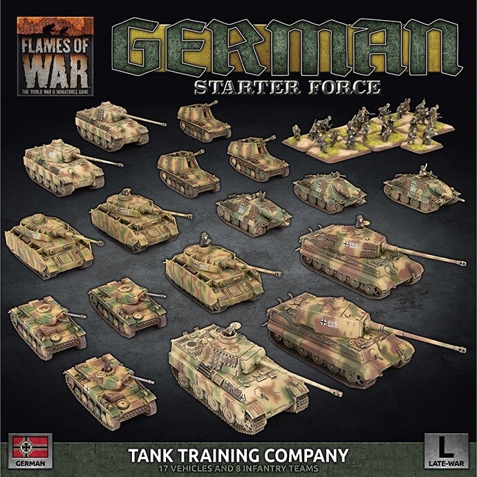 Flames of War - German Tank Training Company (GEAB25)