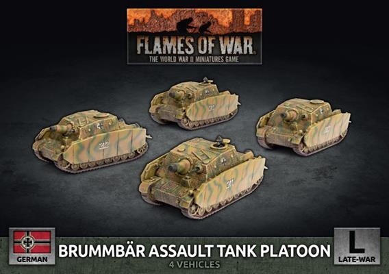 Flames of War - Brummbar Assault Tank Platoon (GBX164)