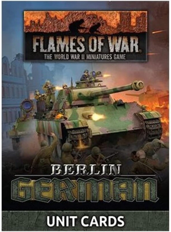 Flames of War - Berlin German Unit Cards (FW273U)