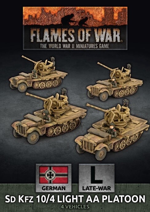 Flames of War - Sd Kfz 10/4 Light AA Platoon (GBX147)