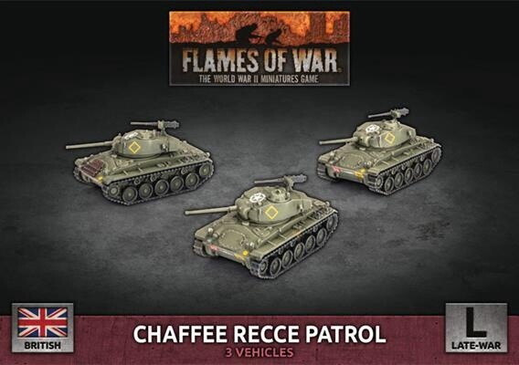 Flames of War - Chaffee Recce Patrol (BBX75)