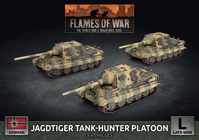 Flames of War - Jagdtiger Tank-Hunter Platoon (GBX179)