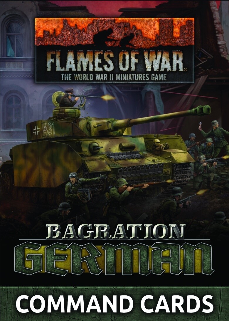 Flames of War - Bagration German Command Cards (FW267C)