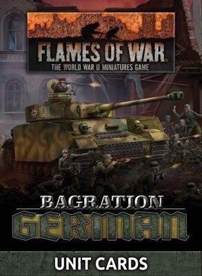 Flames of War - Bagration German Unit Cards (FW267U)