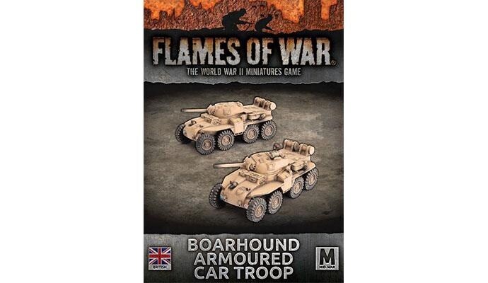 Flames of War - Boarhound Armoured Car Troop (BBX69)