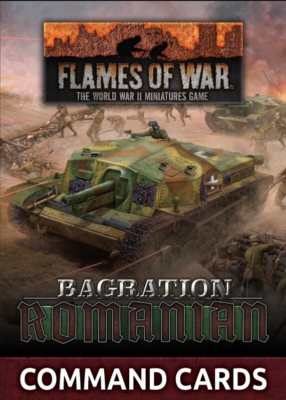 Flames of War - Bagration Romanian Command Cards (FW269RC)
