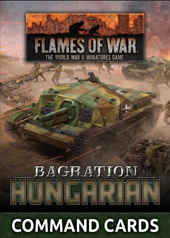Flames of War - Bagration Hungarian Command Cards (FW269HC)
