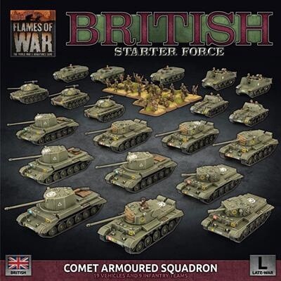 Flames of War - British Comet Armoured (BRAB14) Squadron