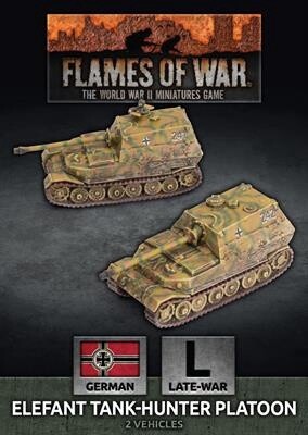 Flames of War - Elefant Tank-Hunter Platoon (GBX163)