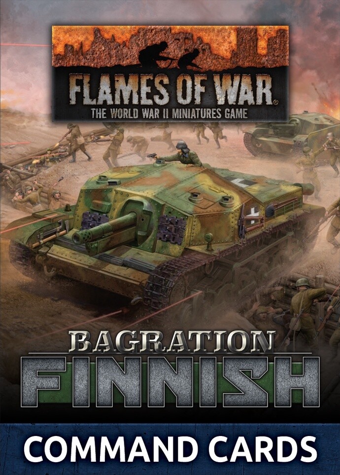 Flames of War - Bagration Finnish Command Cards (FW269FC)