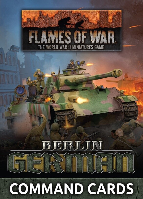 Flames of War -Berlin German Command Cards