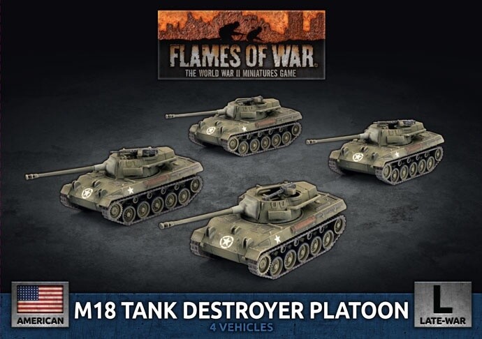 Flames of War - M18 Tank Destroyer Platoon (UBX93)