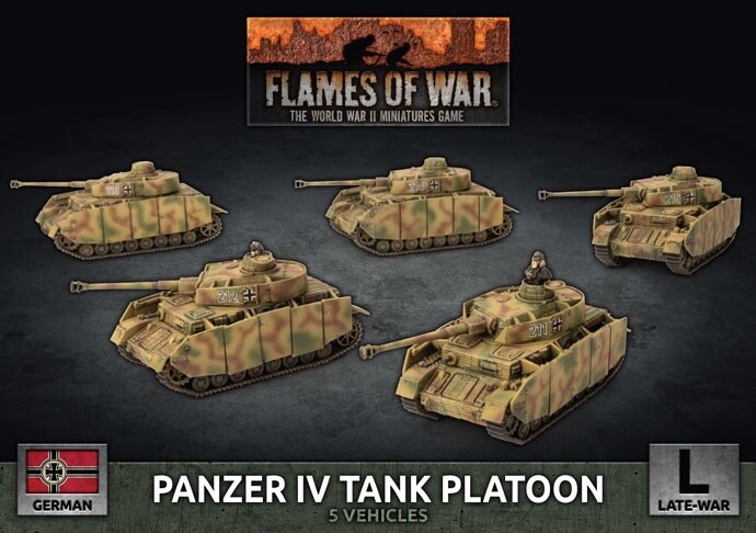 Flames of War - Panzer IV H Platoon (GBX142)