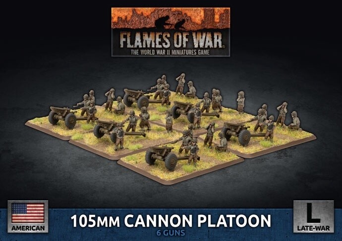 Flames of War - 105mm Cannon Platoon