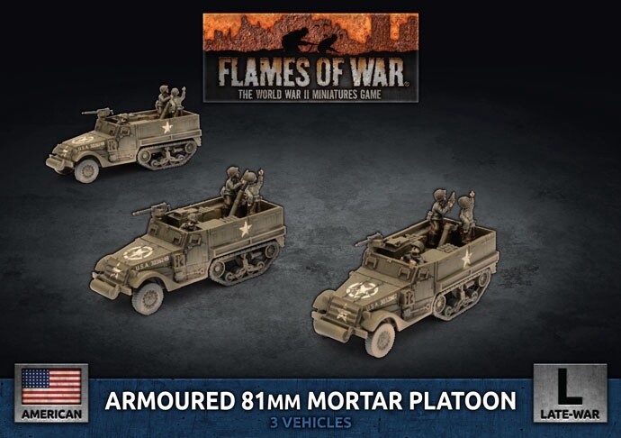 Flames of War - Armored 81mm Mortar Platoon (UBX78)