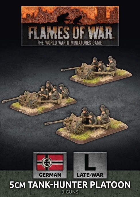 Flames of War - 5cm Tank-Hunter Platoon (GBX144)