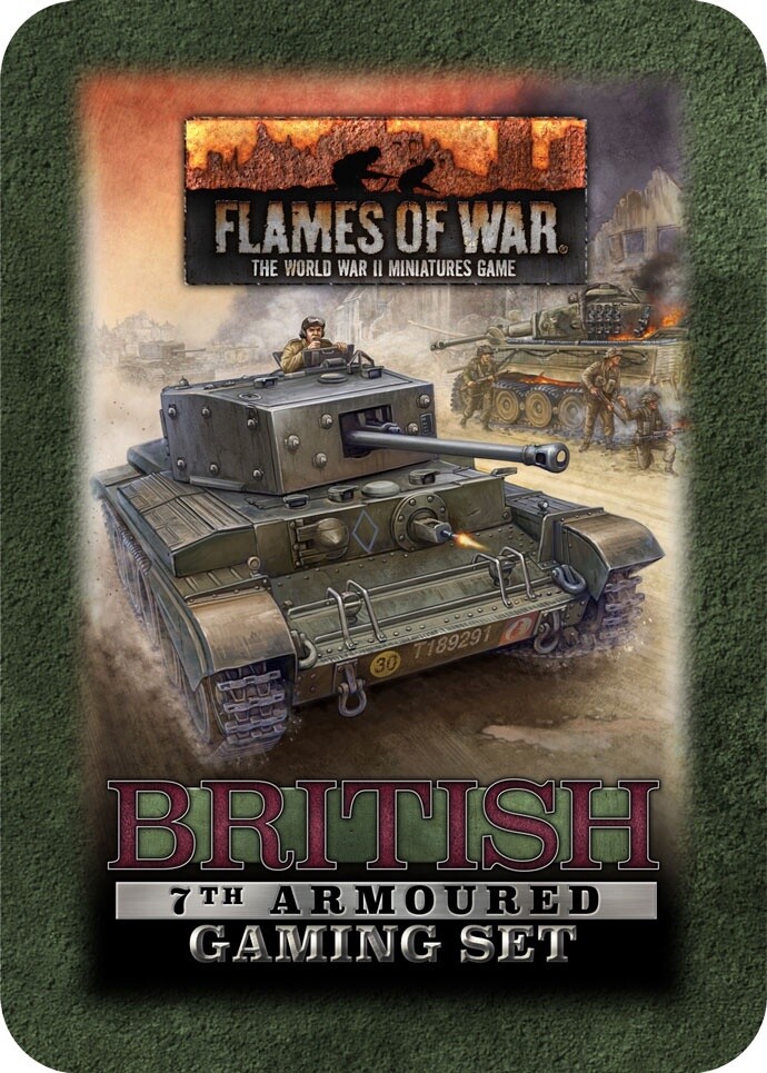 Flames of War - British 7th Armoured Gaming Set (TD049)