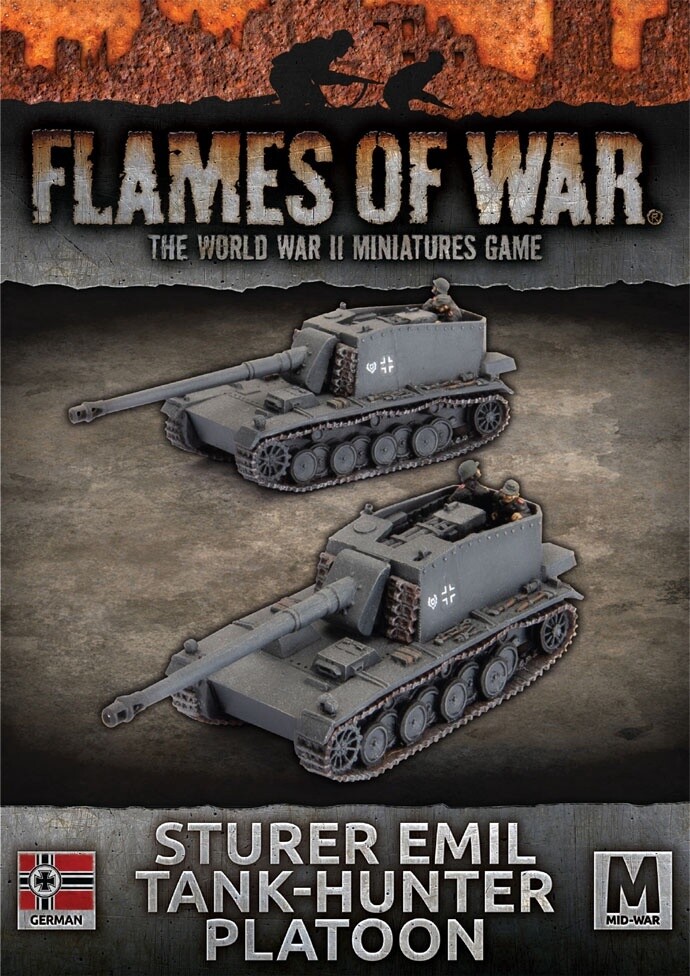 Flames of War - Sturer Emil Tank-Hunter Platoon (GBX191)