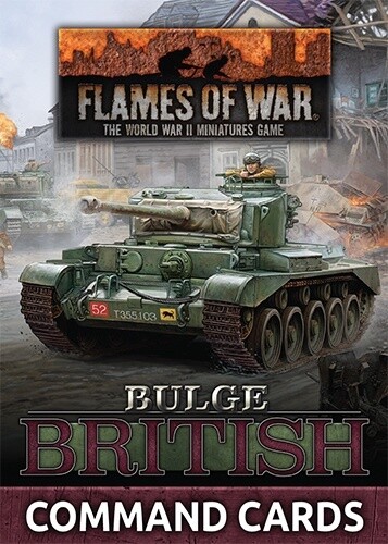 Flames of War - Bulge: British Command Cards (FW272C)